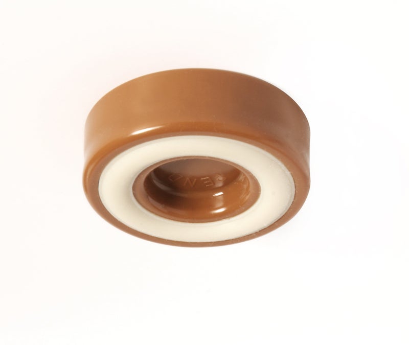 Slipstick CB520 Furniture Caster Cups / Floor Protector Coasters for Furniture Feet (Set of 4 Grippers) 1-3/4 Inch Round - Caramel - Image 2